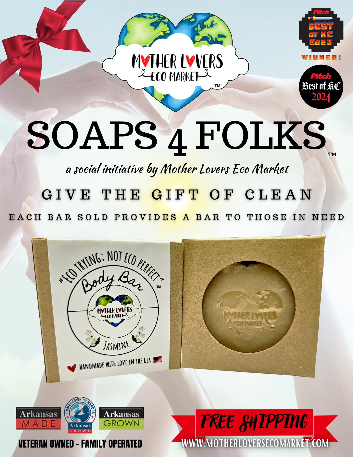 Mother Lovin Sweetheart Bar - 4 oz - Vanilla Soap - Vegan - Organic - Natural - Zero Waste